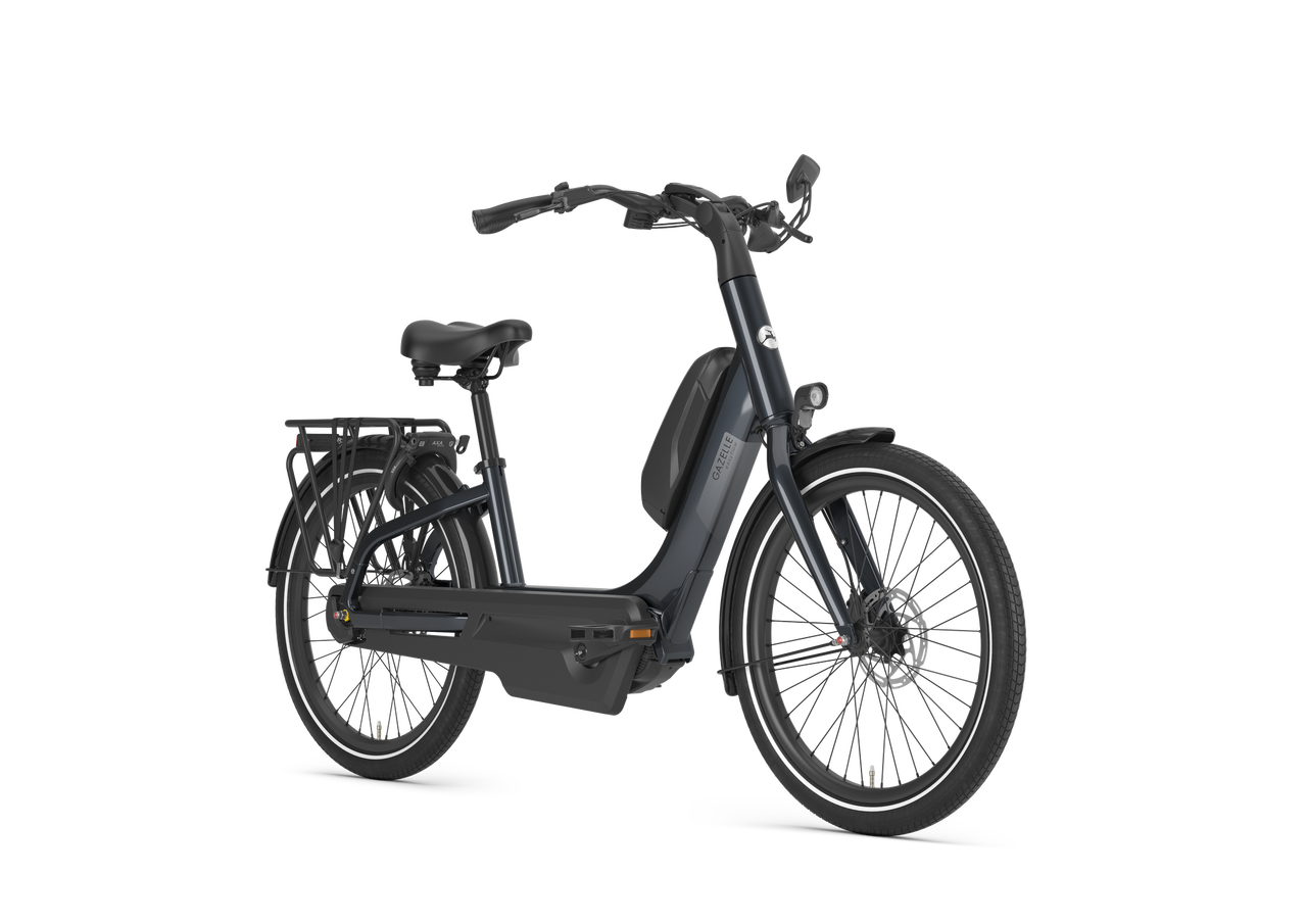 Cykler - Elcykler - Gazelle Easyflow C8 Dame 2026 - Anthracite Grey Blank