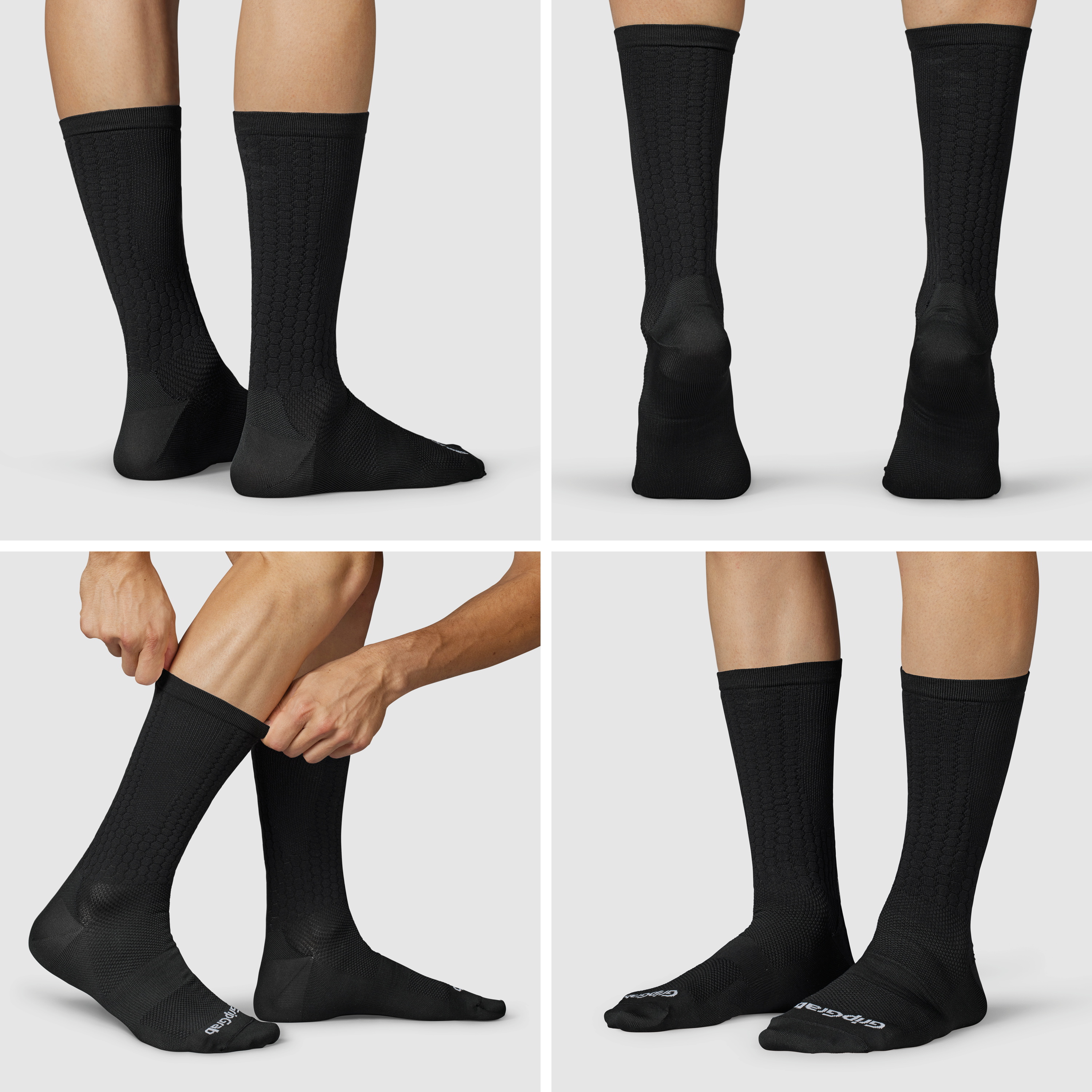 Beklædning - Sokker - GripGrab Faststream Aero Sokker - Black