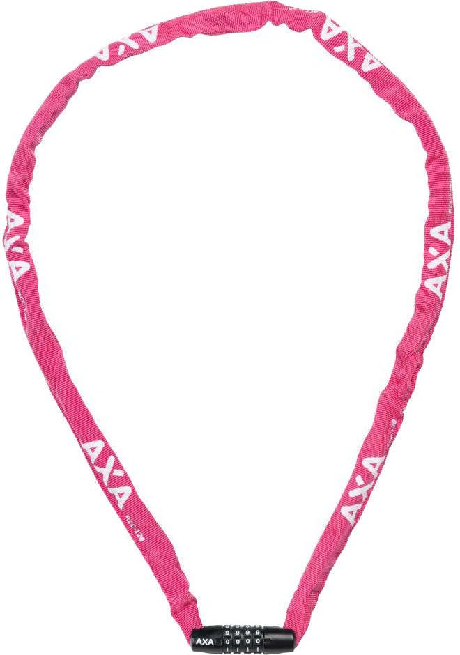 AXA Kædelås m. kode 120cm/3.5mm - Pink