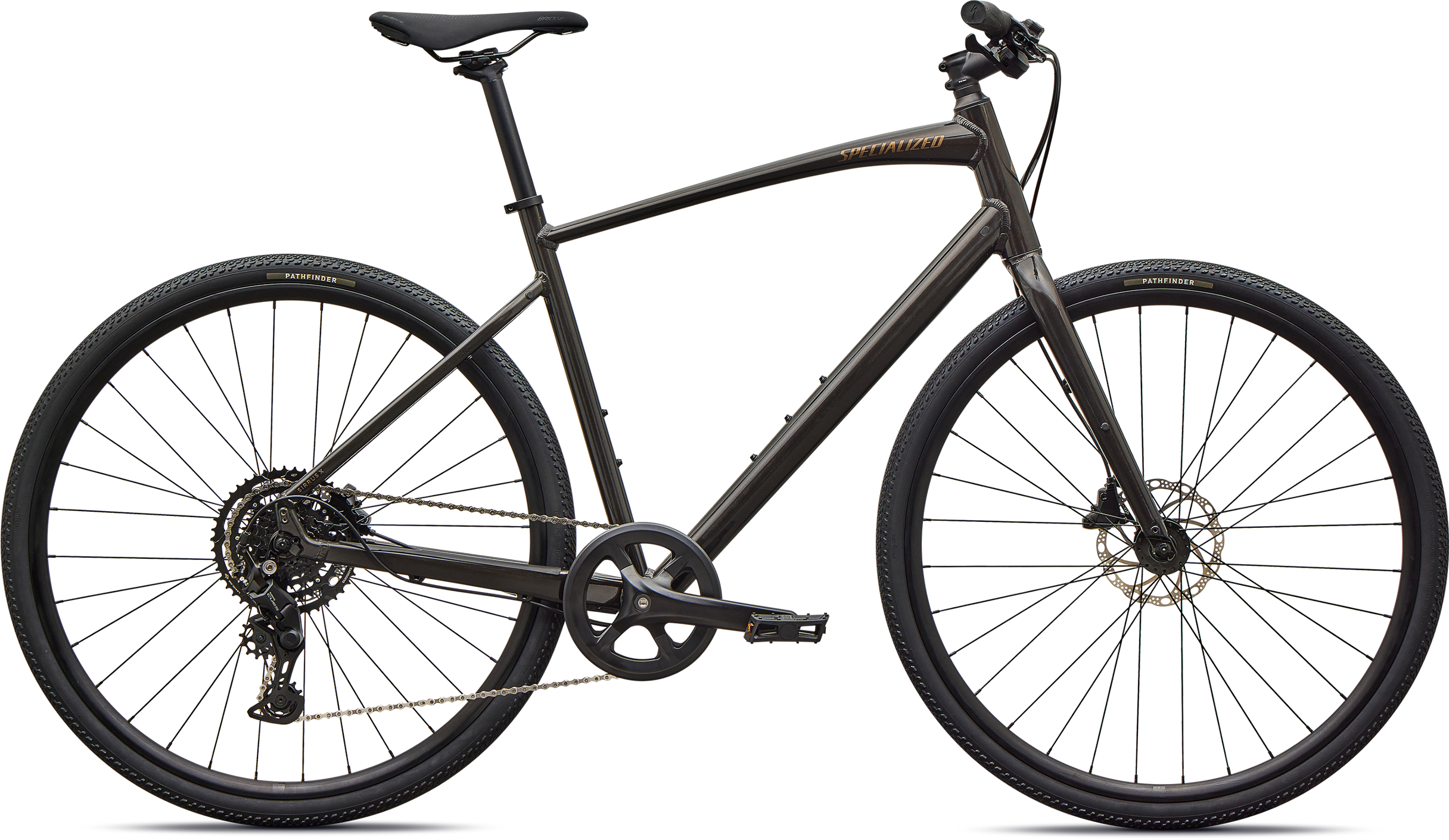 Specialized Sirrus X 2.0 2027 - Gloss Metallic Obsidian / Burnt Gold