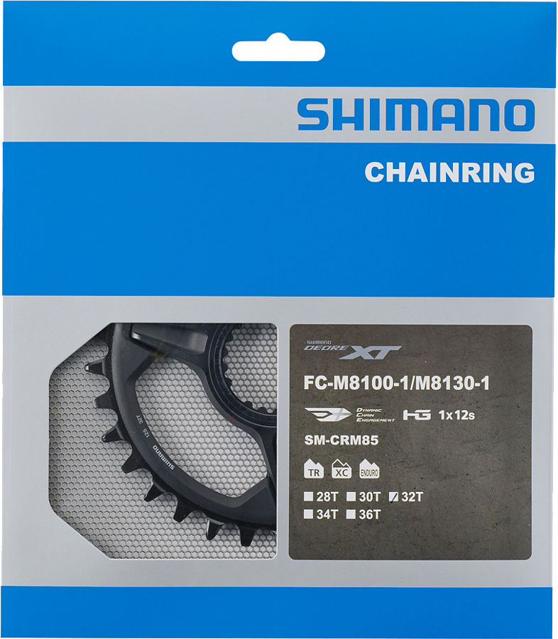 Reservedele - Klinger - Shimano Deore XT SM-CRM85 Klinge 32T Direct Mount 1x12 speed