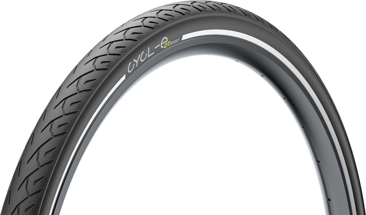 Pirelli Downtown Sport - Godkendt Kanttrådsdæk til E-Bike - 700x32C - Sort