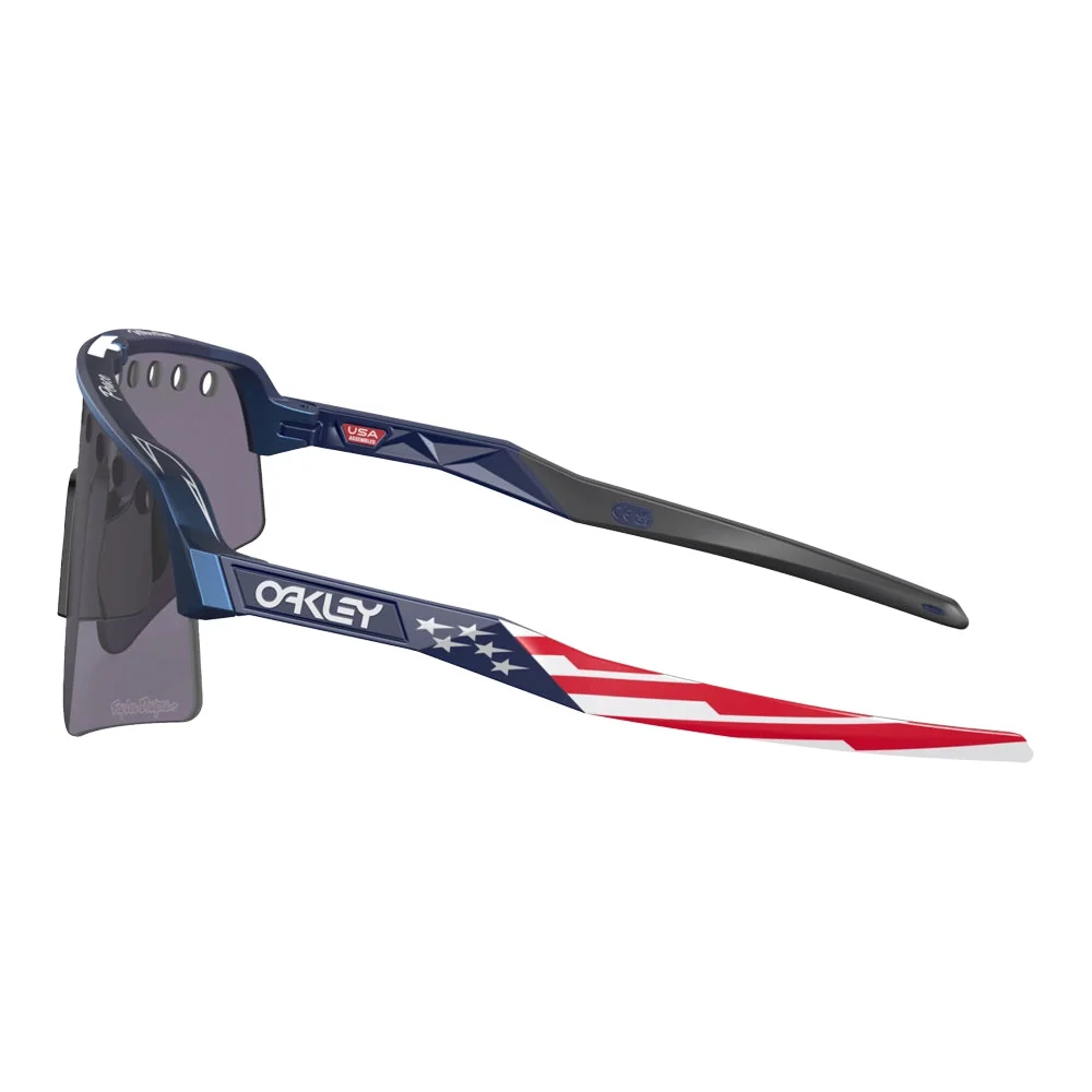 Beklædning - Cykelbriller - Oakley Sutro Lite Sweep Troy Lee Designs, BLUE COLORSHIFT / PRIZM GREY