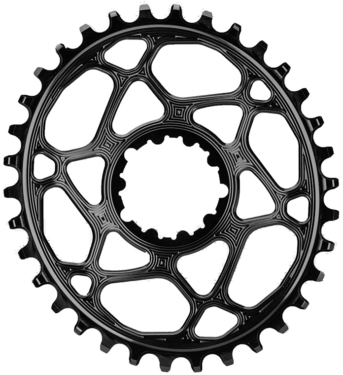 Billede af AbsoluteBlack Chainring Direct Mount Singlespeed 36T - Oval - SRAM (Boost) - Sort