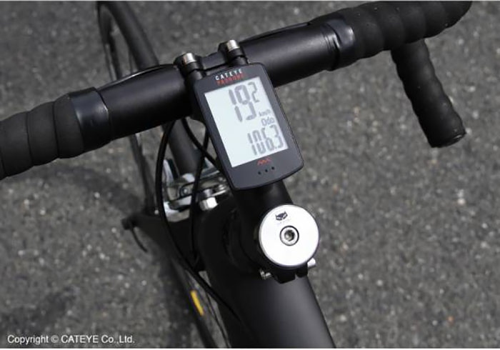 Tilbehør - Cykelcomputer & GPS - Cateye Padrone trådløs cykelcomputer 8 funktions - Hvid