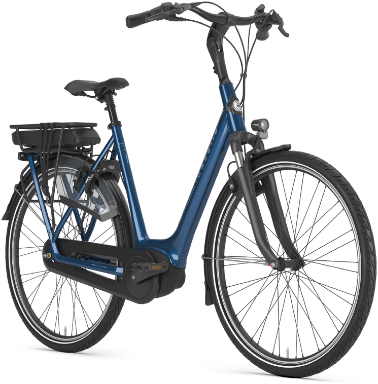 Cykler - Elcykler - Gazelle Orange C7+ HMB Dame 2024 - Blå