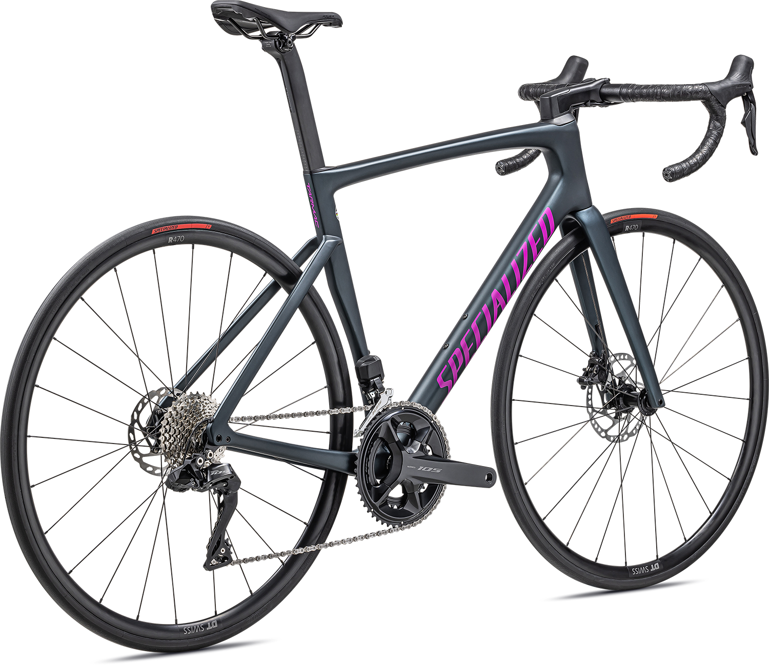 Cykler - Racercykler - Specialized Tarmac SL7 Comp - Shimano 105 Di2 2024 - Blå