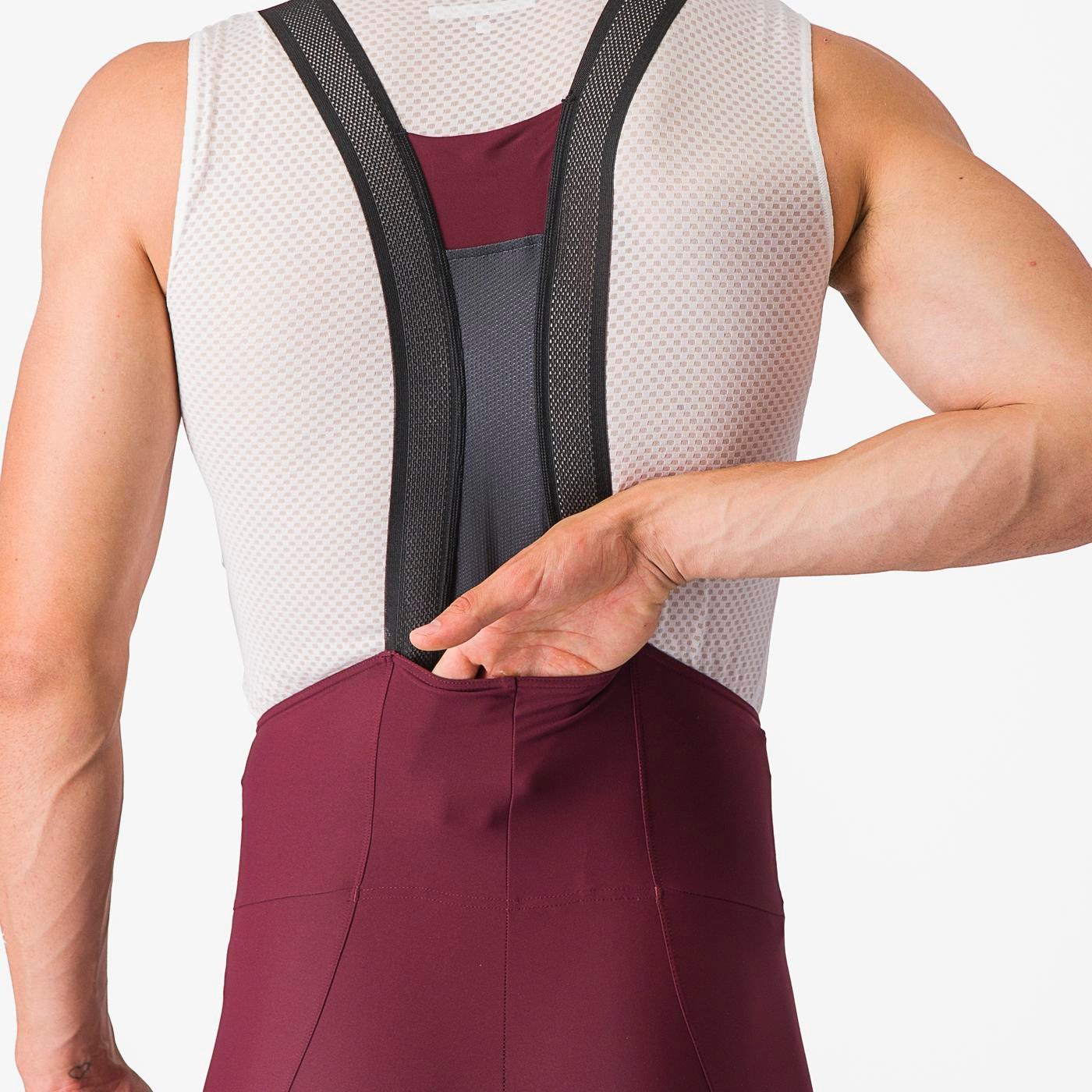 Beklædning - Cykelbukser - Castelli ESPRESSO BIBSHORT - Deep Bordeaux