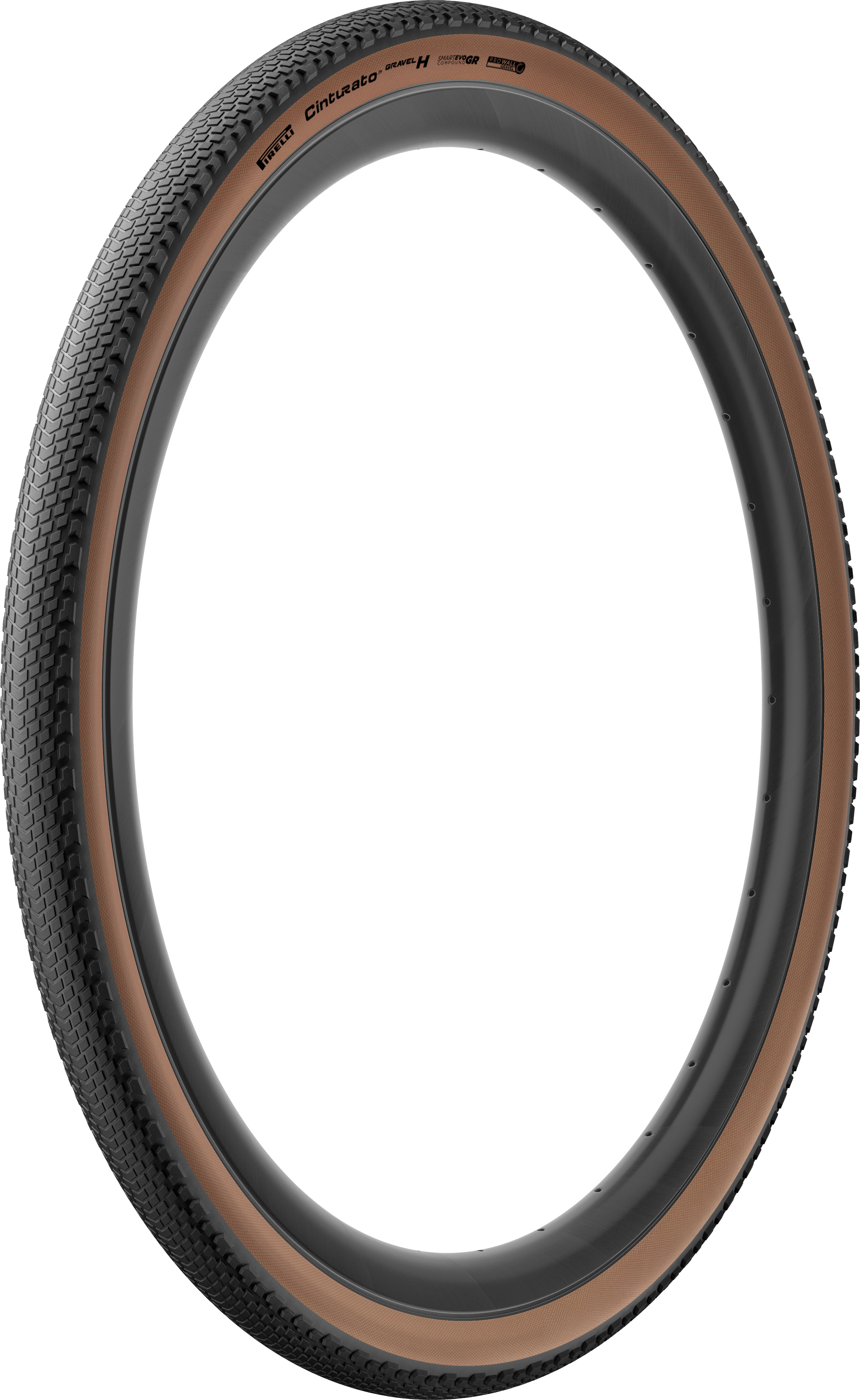 Reservedele - Cykeldæk - Pirelli Cinturato Gravel H High Perf. TLR Classic 700x40c - Brun