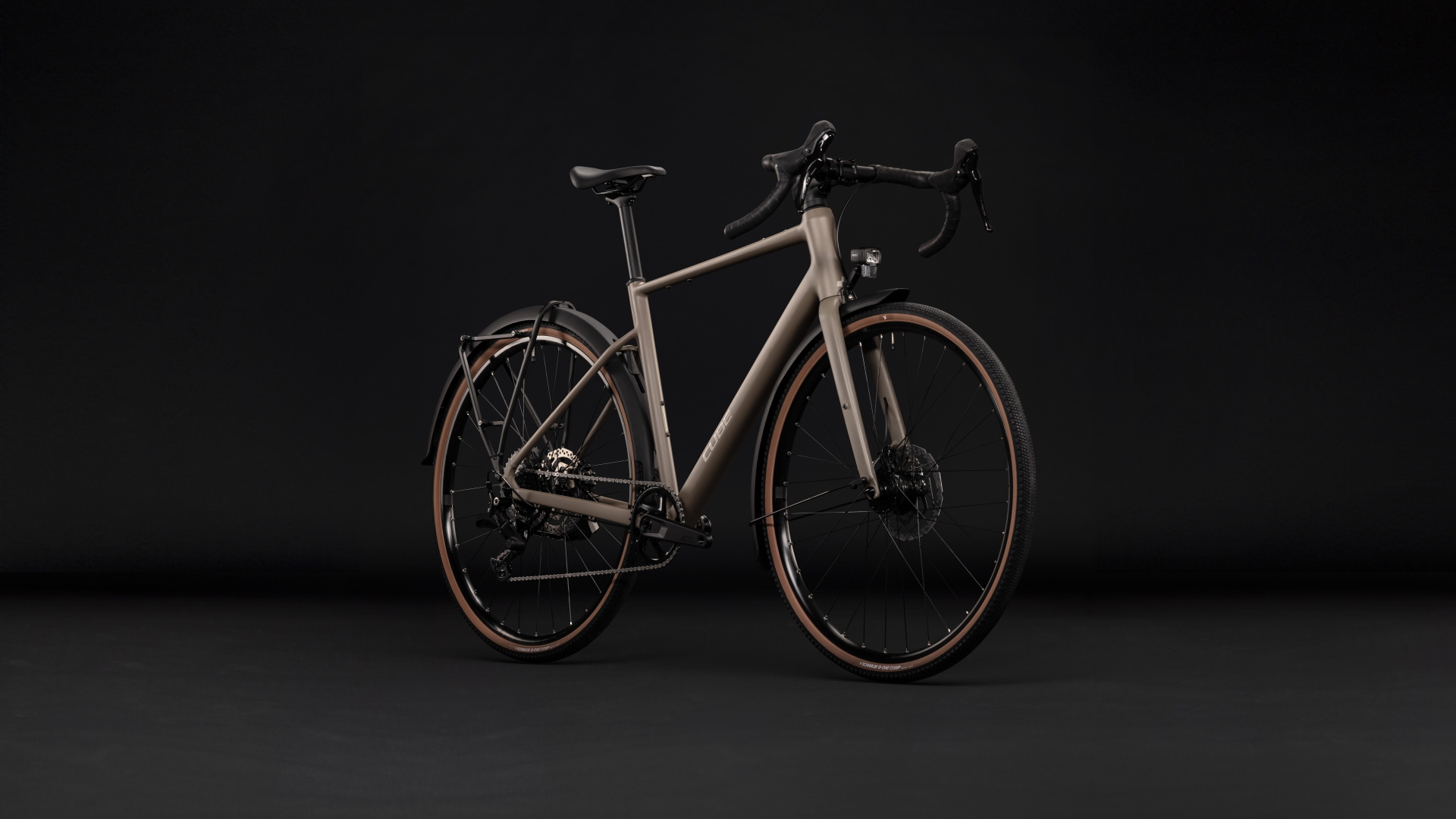 Cykler - Gravel cykler - Cube Nuroad ONE FE (Fully Equipped) 2027 - Wood´n´Grey