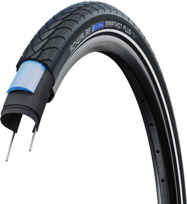 Schwalbe Marathon Plus MTB 29x2.10 - Sort Schwalbe Marathon Plus MTB 29x2.10 - Sort