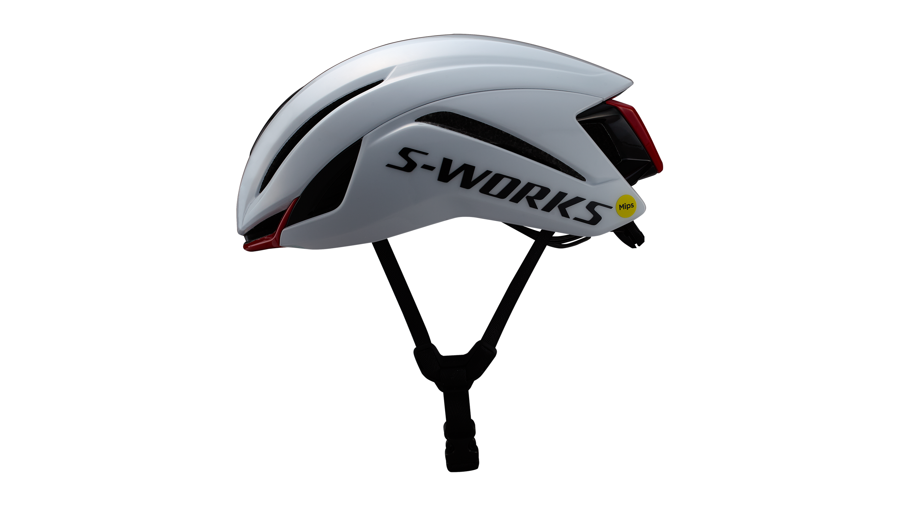Beklædning - Cykelhjelme - Specialized S-Works Evade 4 Cykelhjelm - White/Red