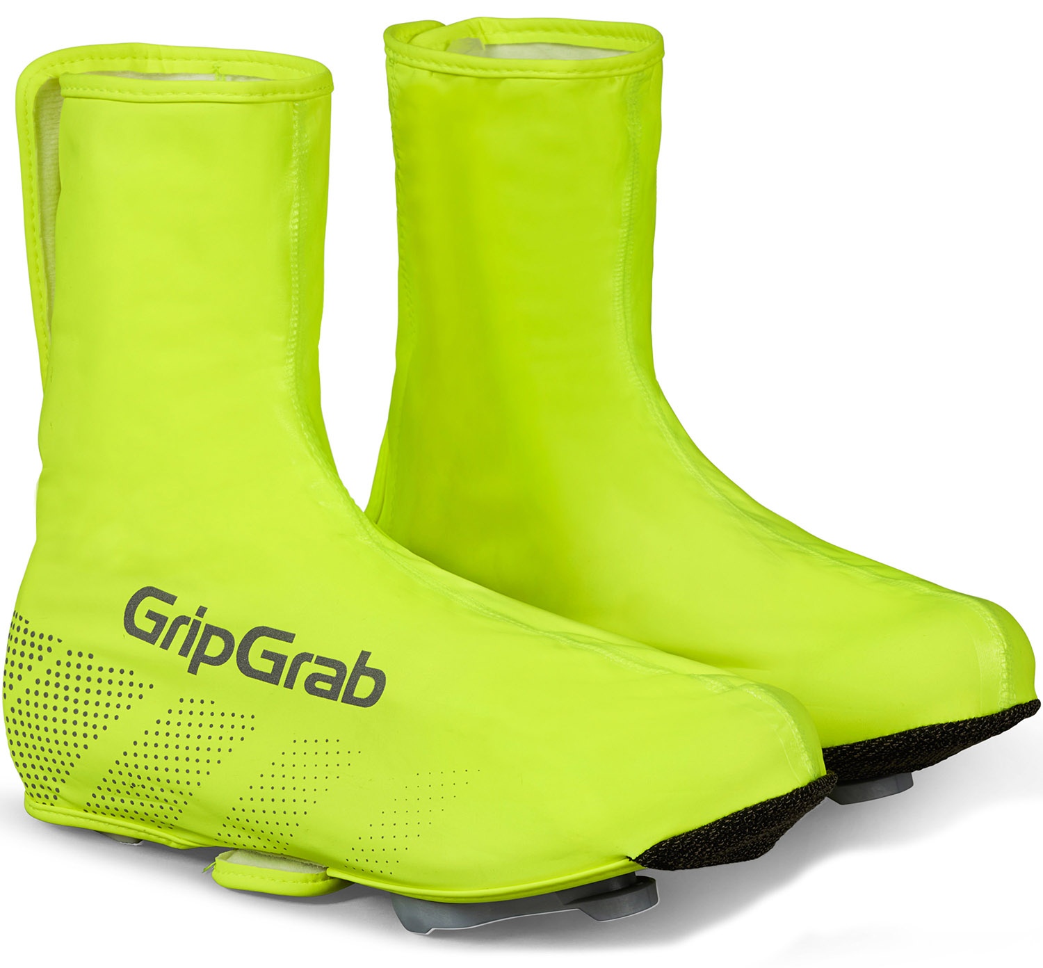 Se GripGrab Ride Waterproof Hi-Vis 2029 - Vandtæt skoovertræk - Neon Gul - Str. XS hos Cykelexperten.dk