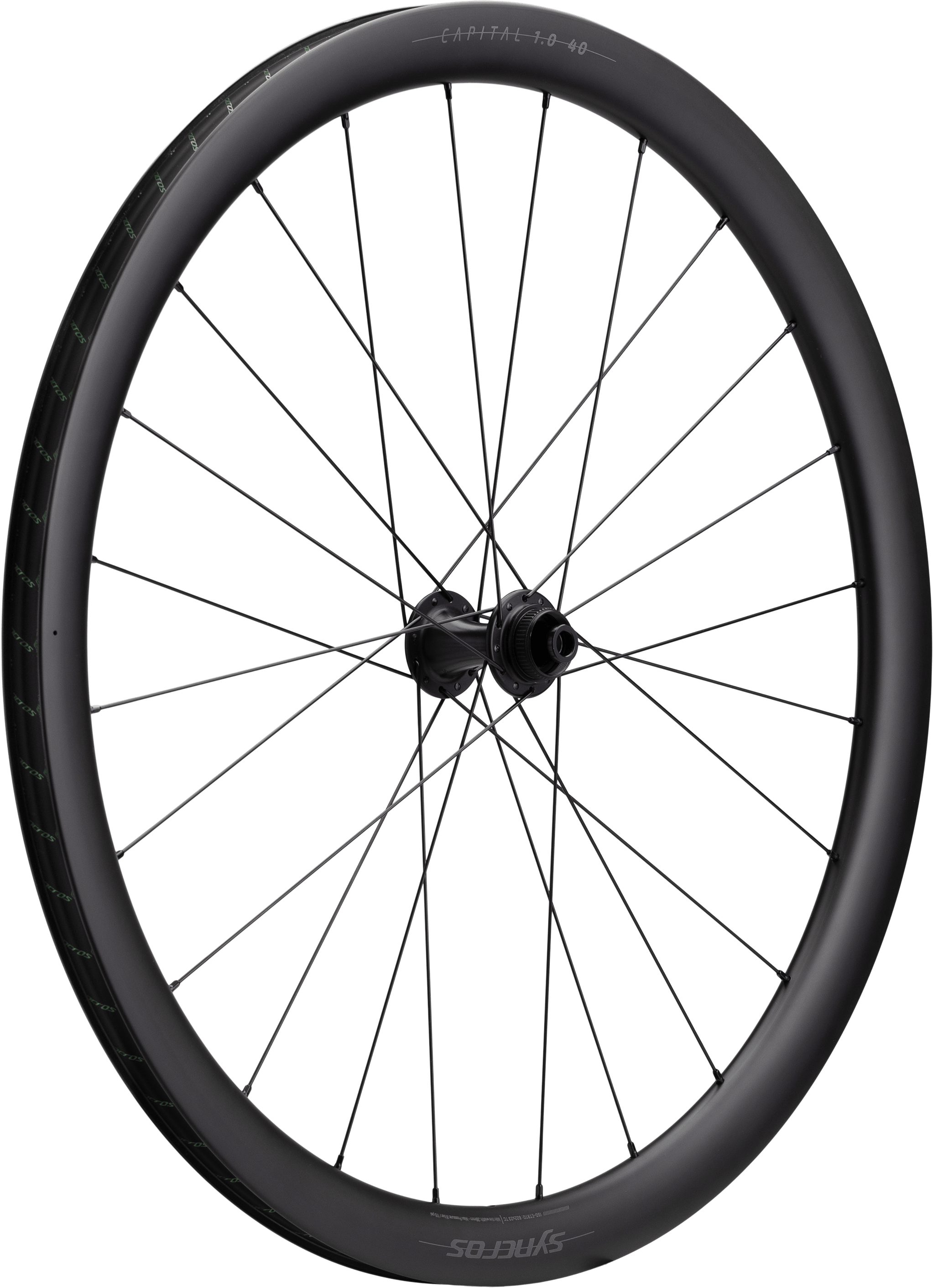 Reservedele - Hjulsæt - Syncros Wheelset Capital 1.0 40 Hjulsæt - 700c - Sort