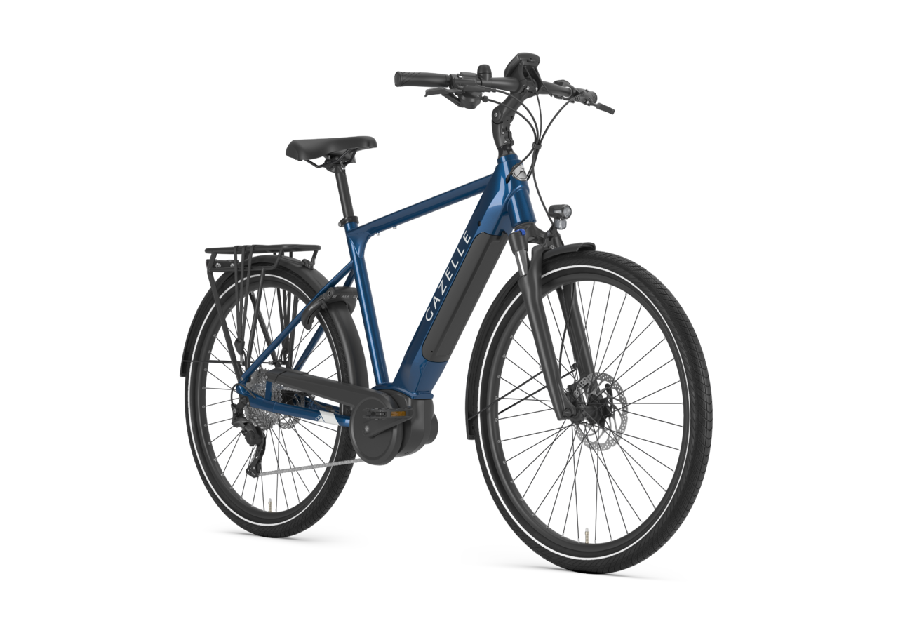 Cykler - Elcykler - Gazelle MEDEO T10 HMB 500wh Herre 2022 - Blå (Udstillingsmodel)