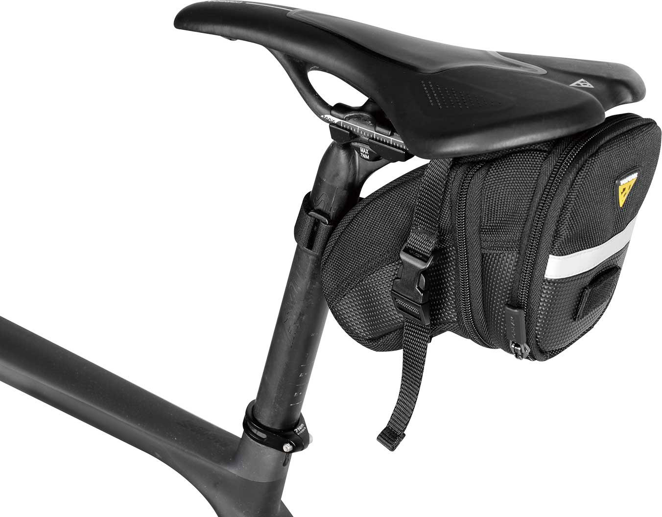 Tilbehør - Sadeltasker - Topeak Sadeltaske Aero Wedge Pack (med stropper) - Medium