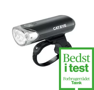 CatEye Cateye HL-EL135 forlygte (TESTVINDER) - Sort Tilbehør > Cykellygter