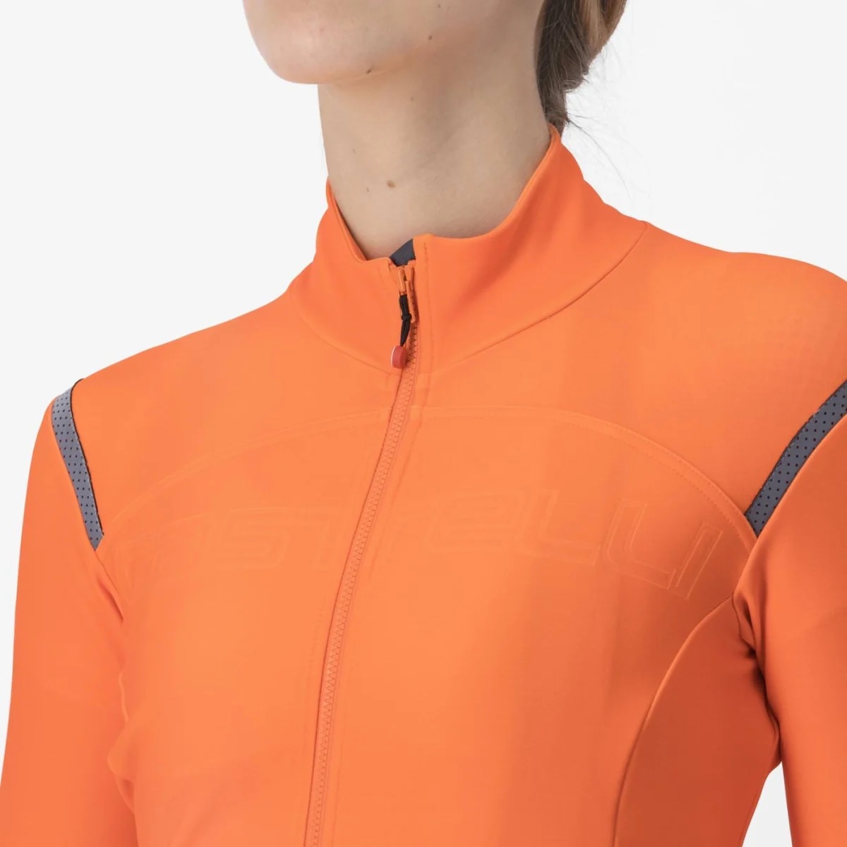 Beklædning - Cykeltrøjer - Castelli TUTTO NANO RoS W JERSEY Langærmet - Orange