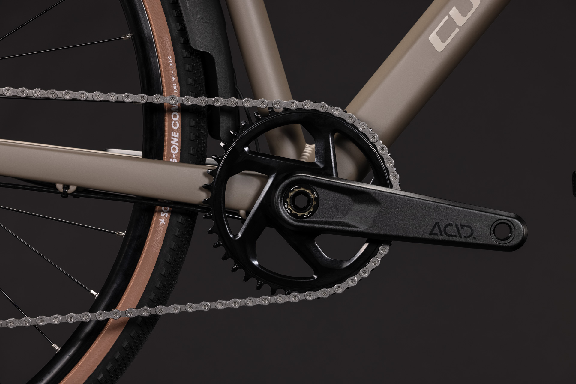 Cykler - Gravel cykler - Cube Nuroad ONE FE (Fully Equipped) 2027 - Wood´n´Grey
