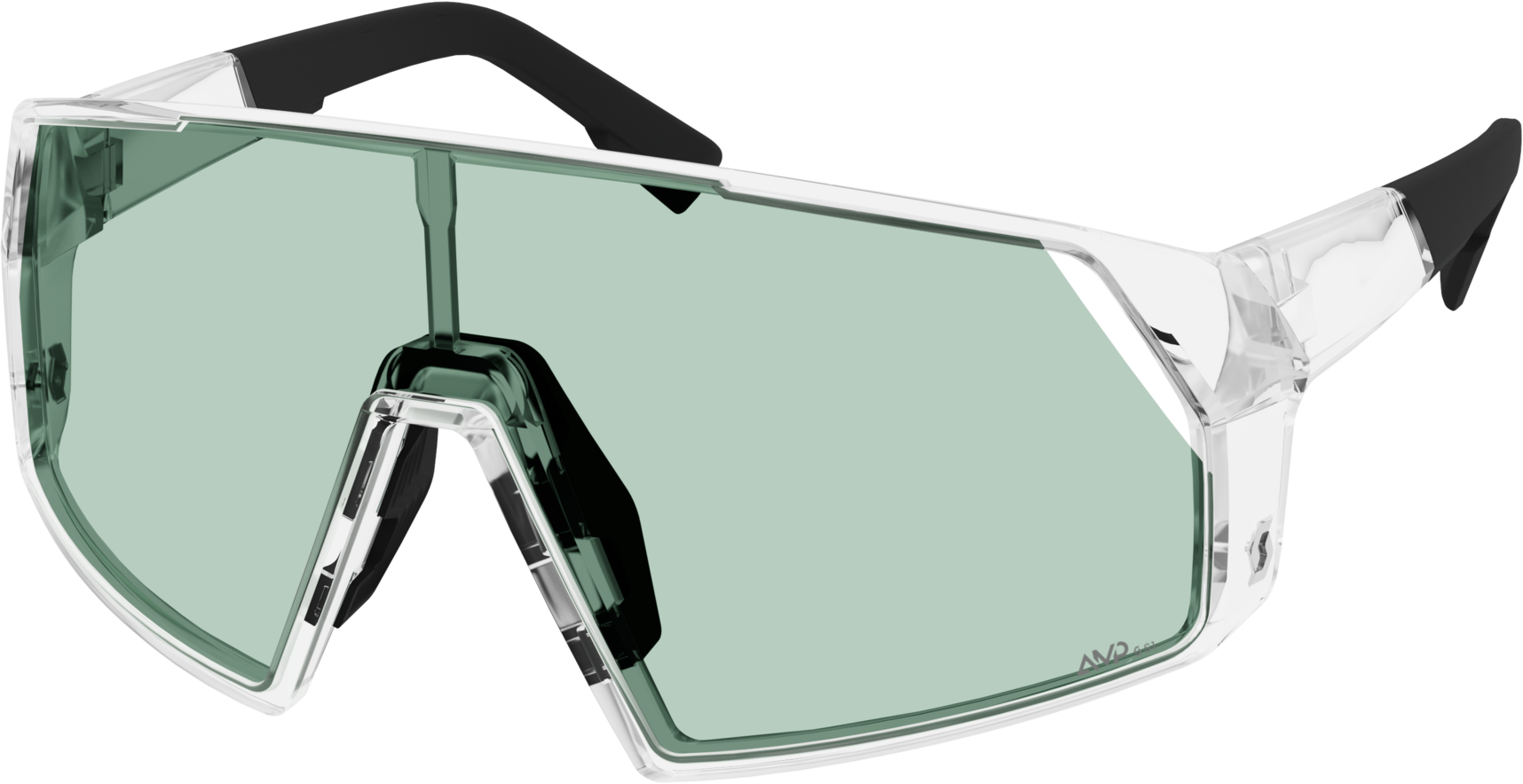SCOTT Pro Shield - Cykelbriller - Klar/AMP Green