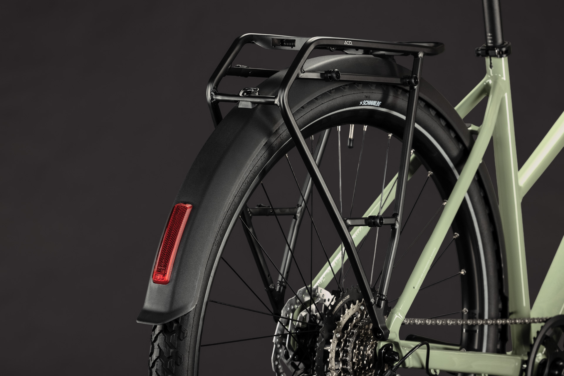 Cykler - Damecykler - Cube Nature ONE FE (Fully Equipped) Trapeze Dame 2027 - Almondgreen´green