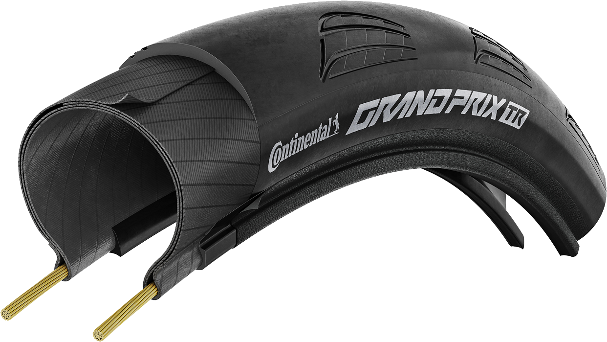 Reservedele - Cykeldæk - Continental Grand Prix TR Folding Tire Racerdæk 700x/25c/28c/30c/32c - Sort