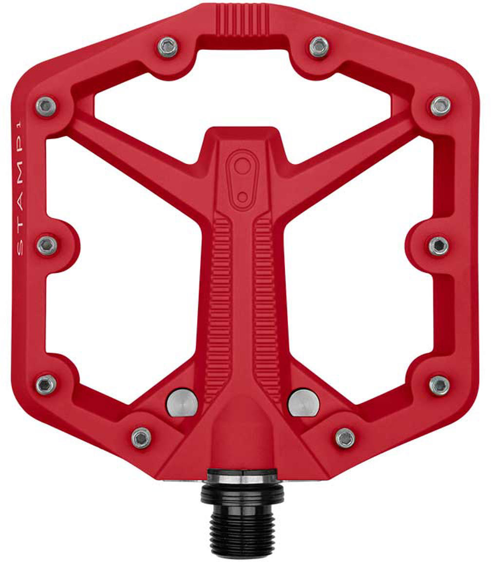 CrankBrothers Flat Pedal Stamp 1 - Small - Rød