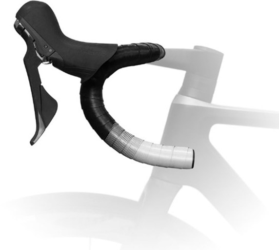 Tilbehør - Styrbånd - FIZIK Bar tape Vento Microtex Tacky Multi-Color, 2 mm - Sort/Hvid