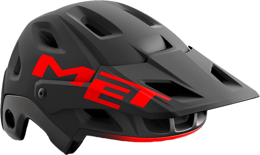 Beklædning - Cykelhjelme - MET Helmet Parachute MCR MIPS - Sort/Rød