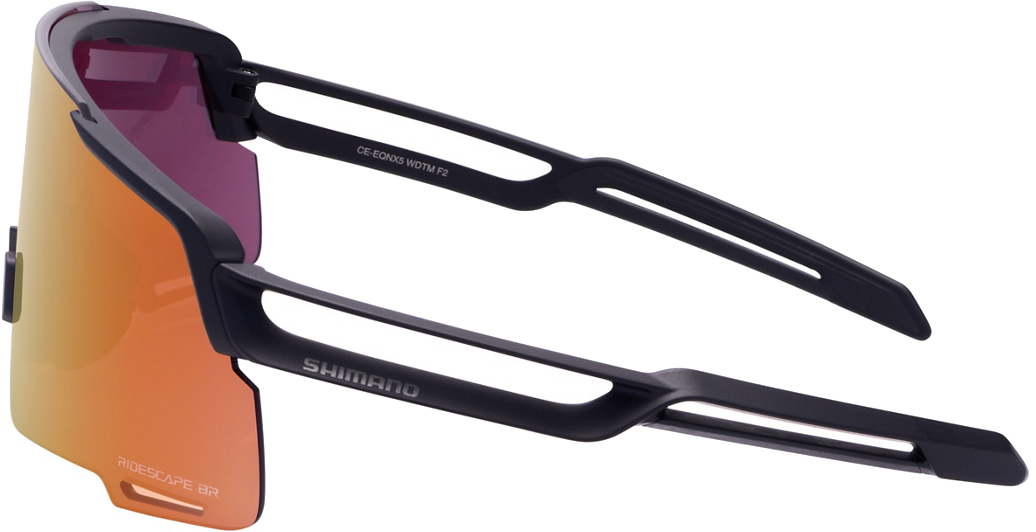 Beklædning - Cykelbriller - Shimano Equinox 5 Eyewear - Matte Black - Ridescape Bright
