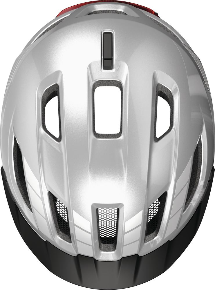 Beklædning - Cykelhjelme - Abus Hjelm Urban-I 4.0 ACE m. LED - Signal Silver