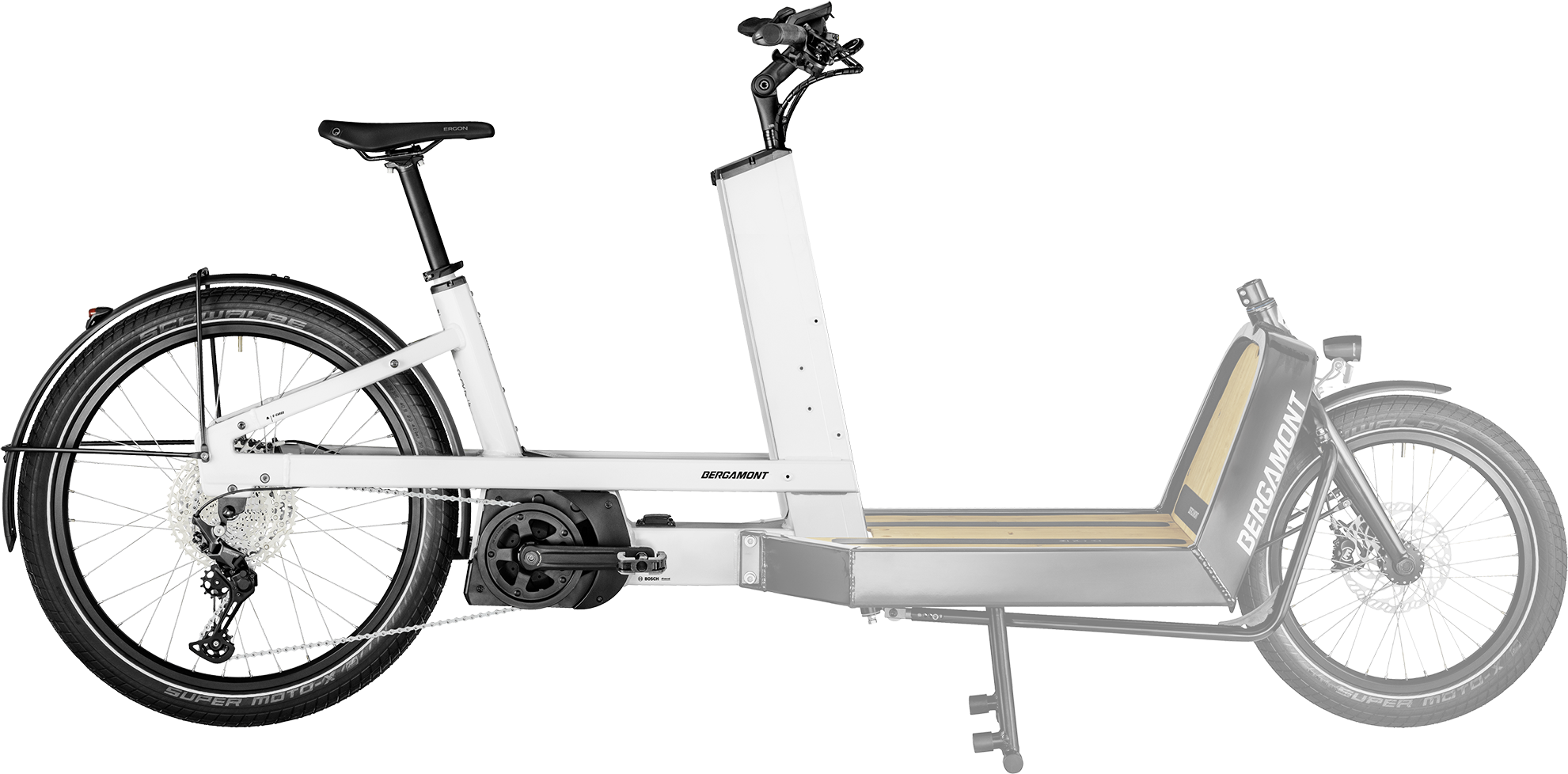 Cykler - Elcykler - Bergamont E-Cargoville LJ Edition 2024 - Hvid