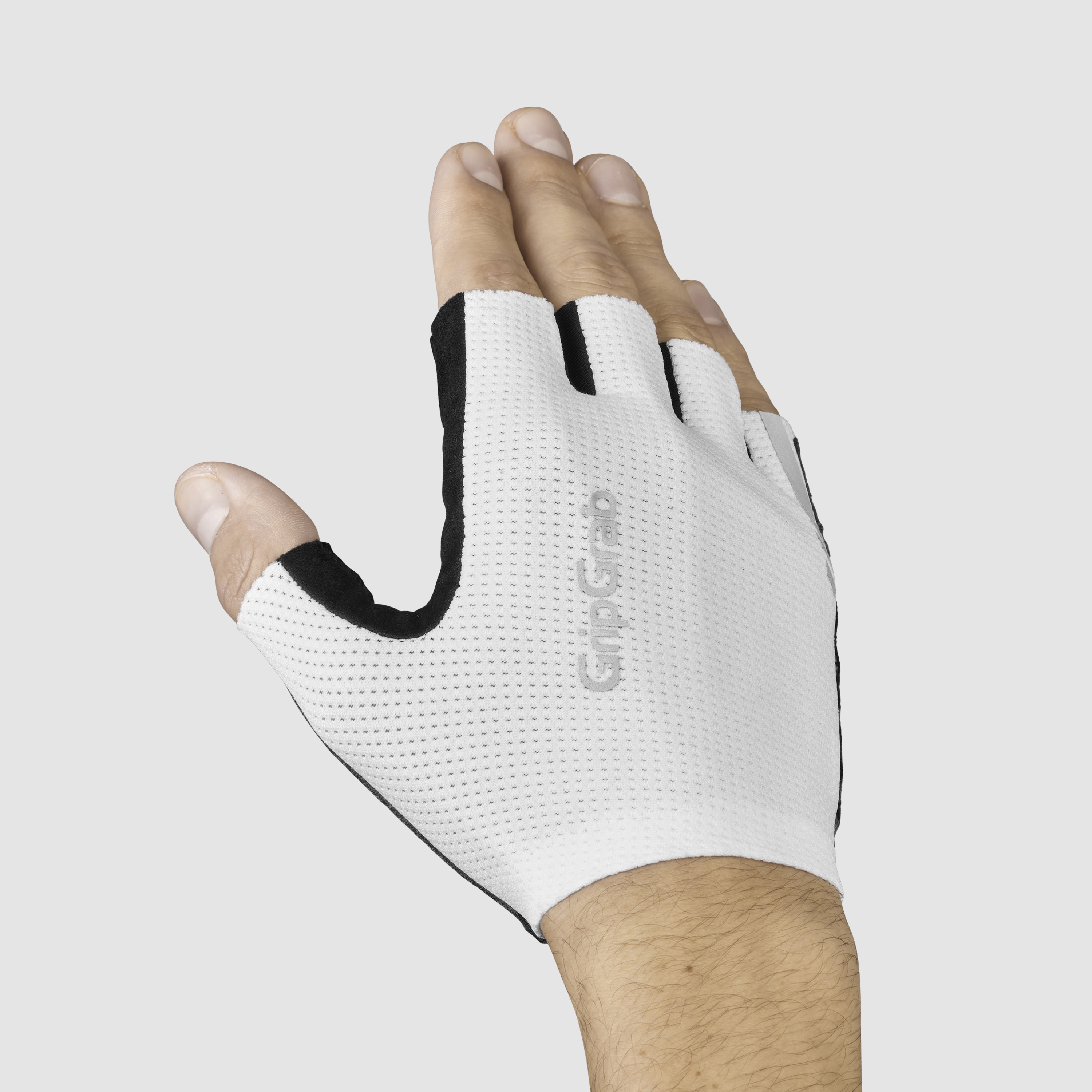 Beklædning - Cykelhandsker - GripGrab PACR InsideGrip™ Kortfingret Sommerhandsker - White
