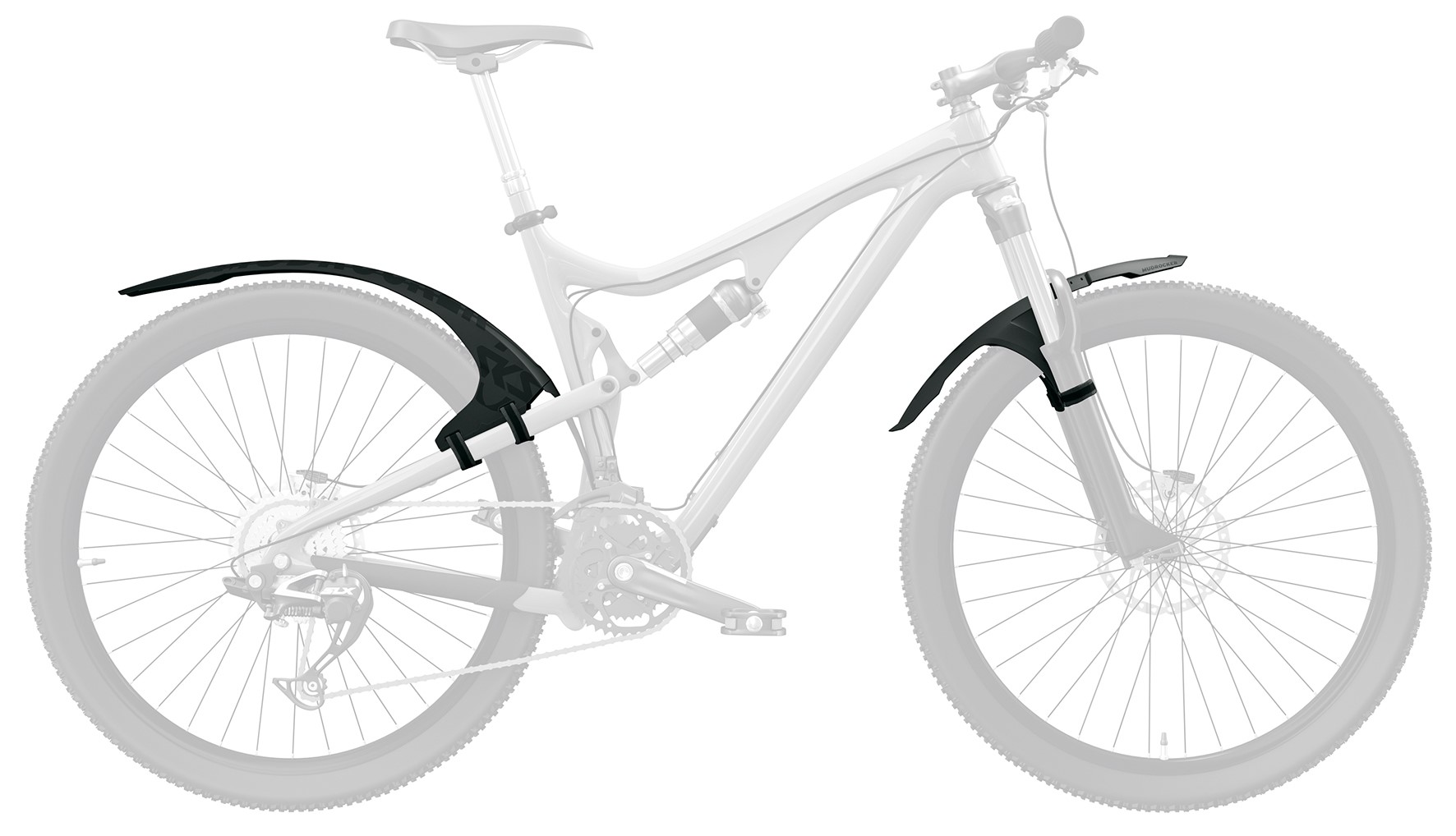 Tilbehør - Cykelskærme - SKS Mudrocker Stumpskærm Front 27.5"-29"