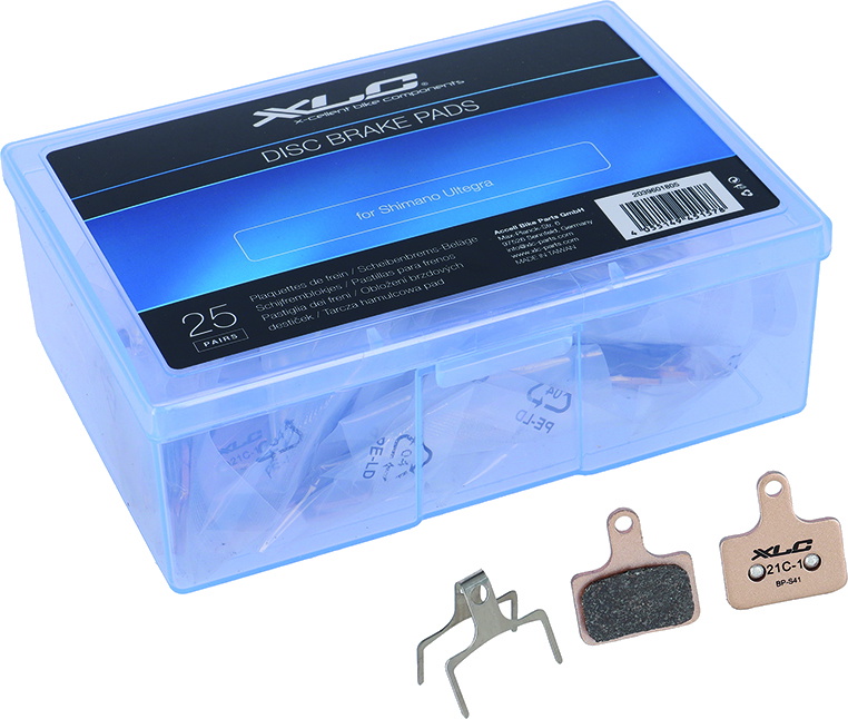 XLC Disc Brake Pads (Bremseklodser) - BP-S41 - Shimano - Metal (Sintered)