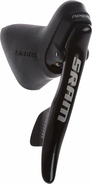 SRAM Apex DoubleTap Skifte-/bremsegreb Venstre 2x10 speed Sort