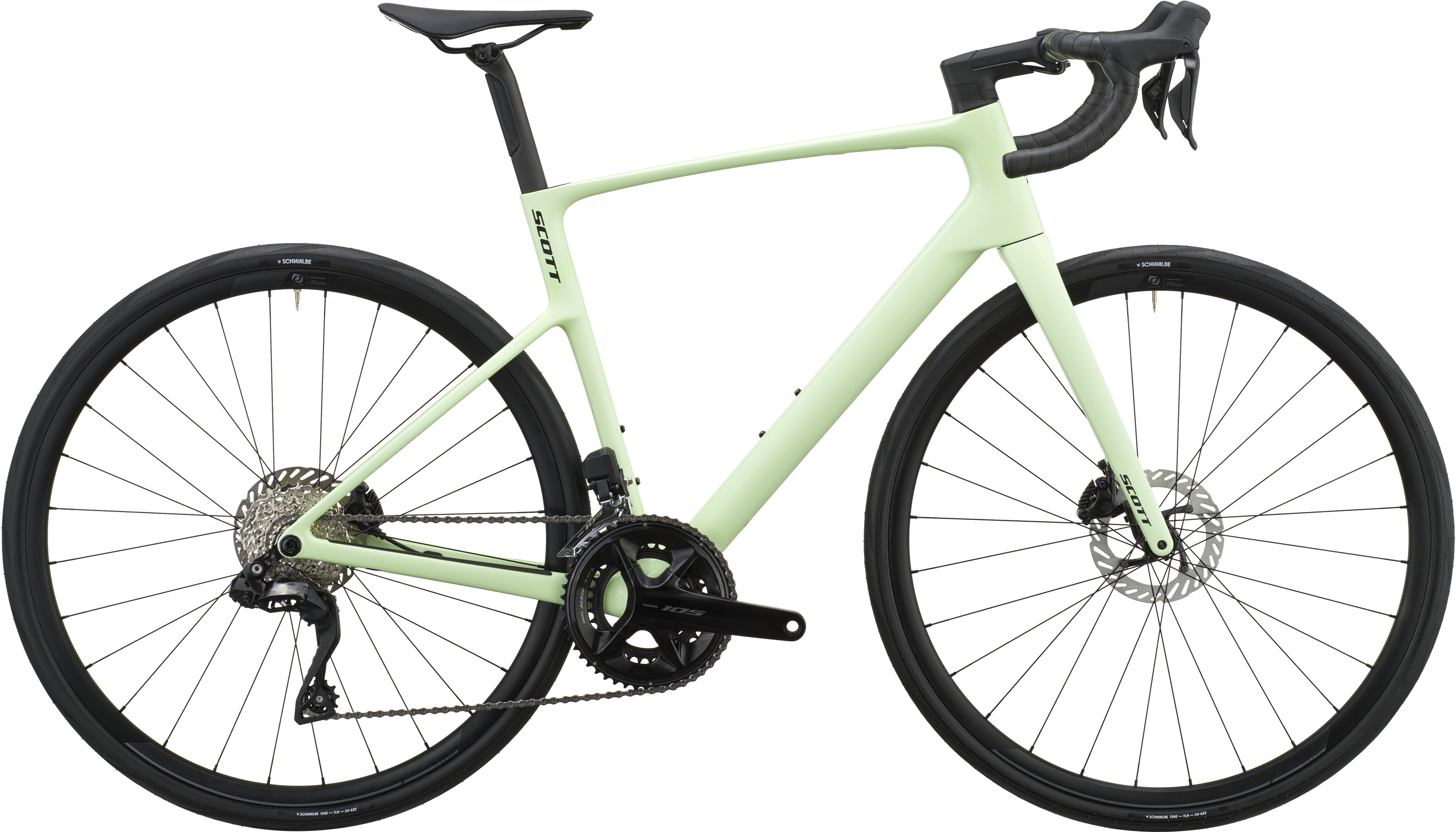 Scott Addict 40 2027 - Cream Green