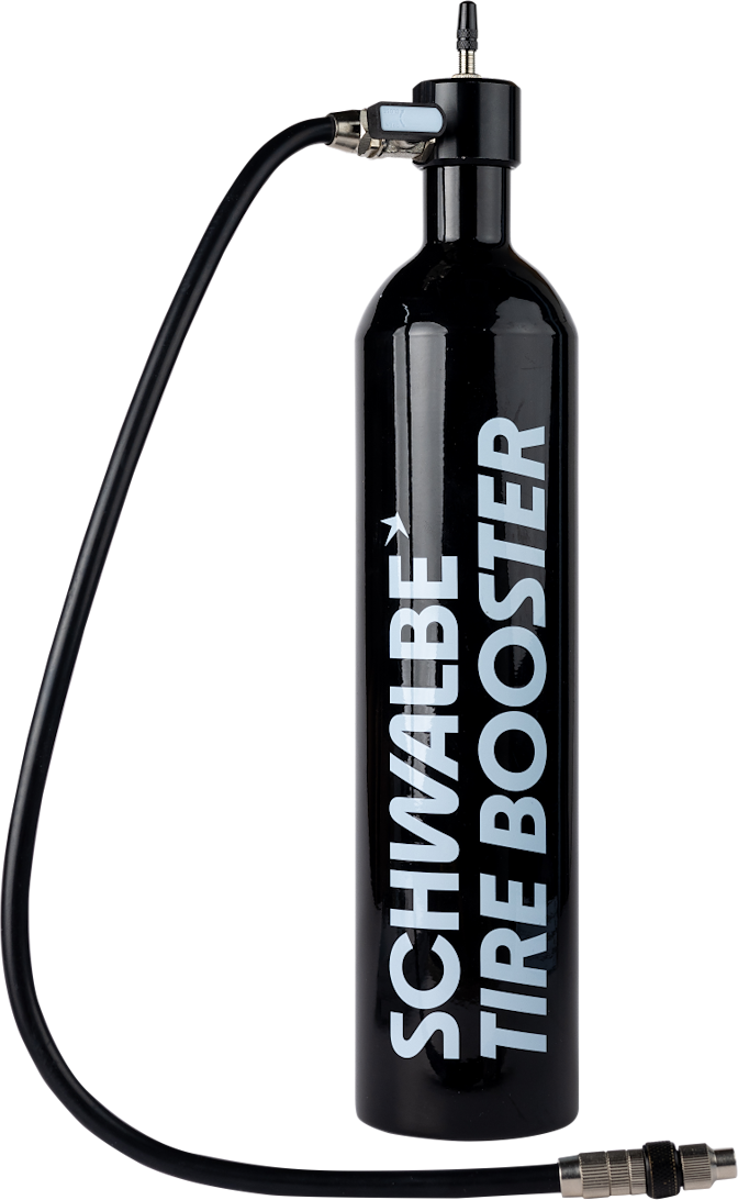 Schwalbe Tyre Booster Tubeless-Oppumper 11bar/160psi - Sort