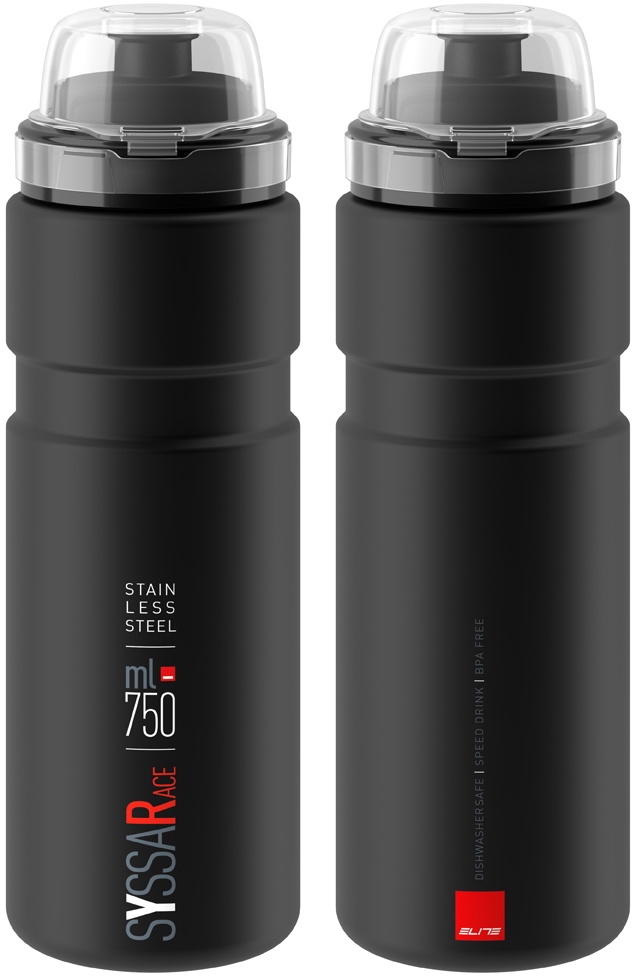 Tilbehør - Drikkedunke - Elite Syssa Vandflaske - Sort - 750ml