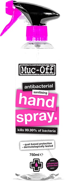 Beklædning - Krops- & tøjpleje - Muc-Off Antibacterial Sanitising Håndsprit - 750 ml