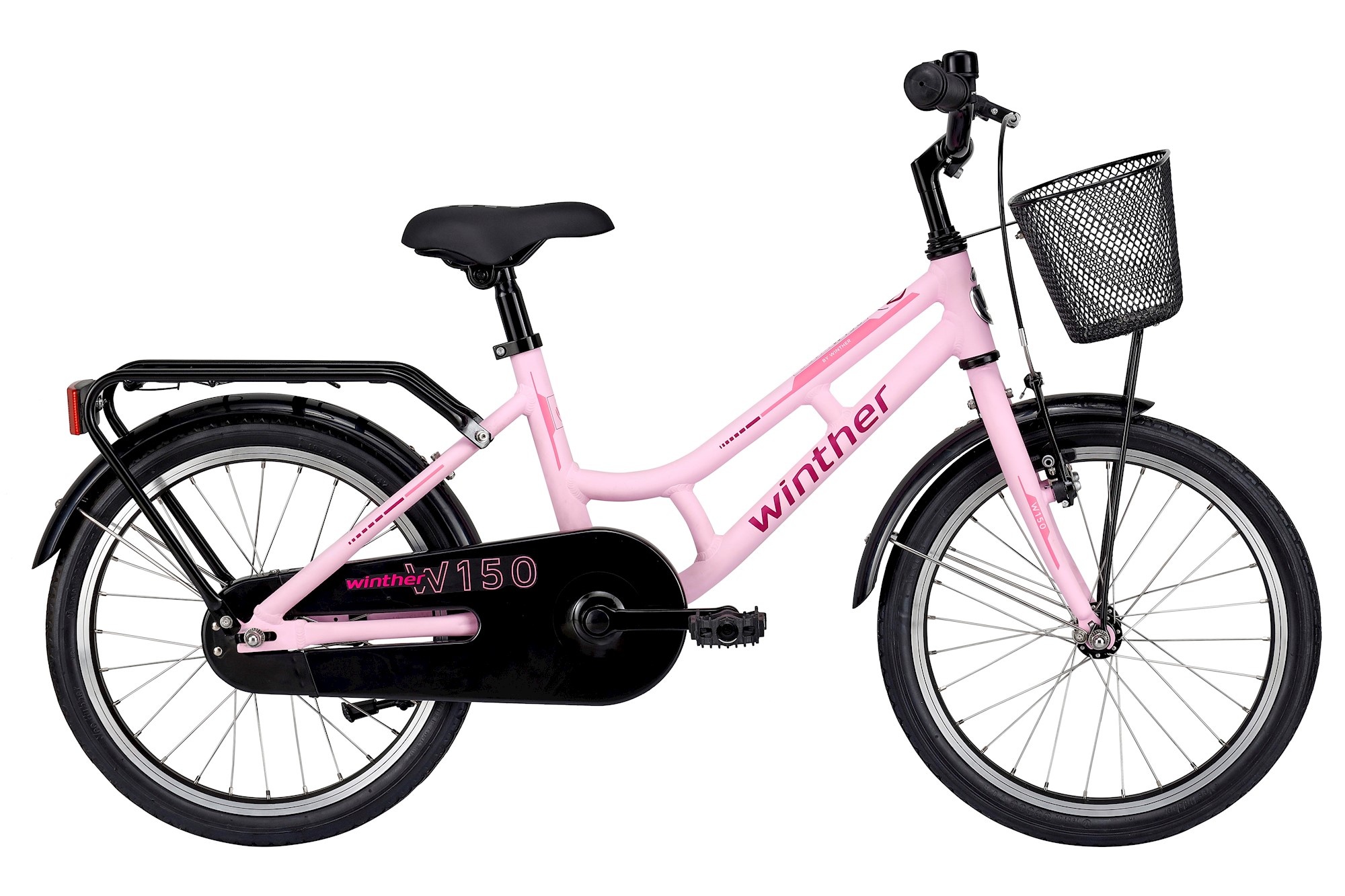 Cykler - Børnecykler - Winther 150 18" Pige 1g 2023 - Lyserød
