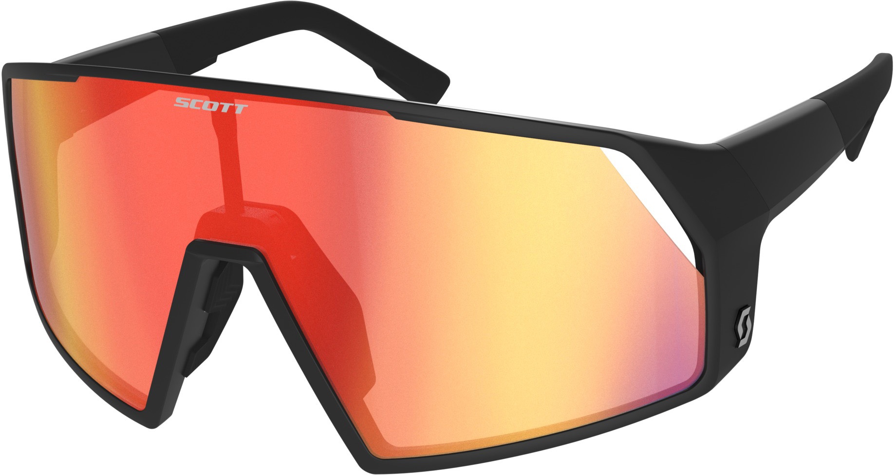 Scott Pro Shield Cykelbrille - Sort/Rød