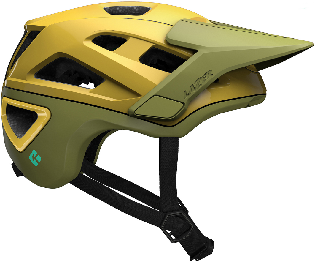 Beklædning - Cykelhjelme - Lazer Jackal Kineticore cykelhjelm - Gold Green