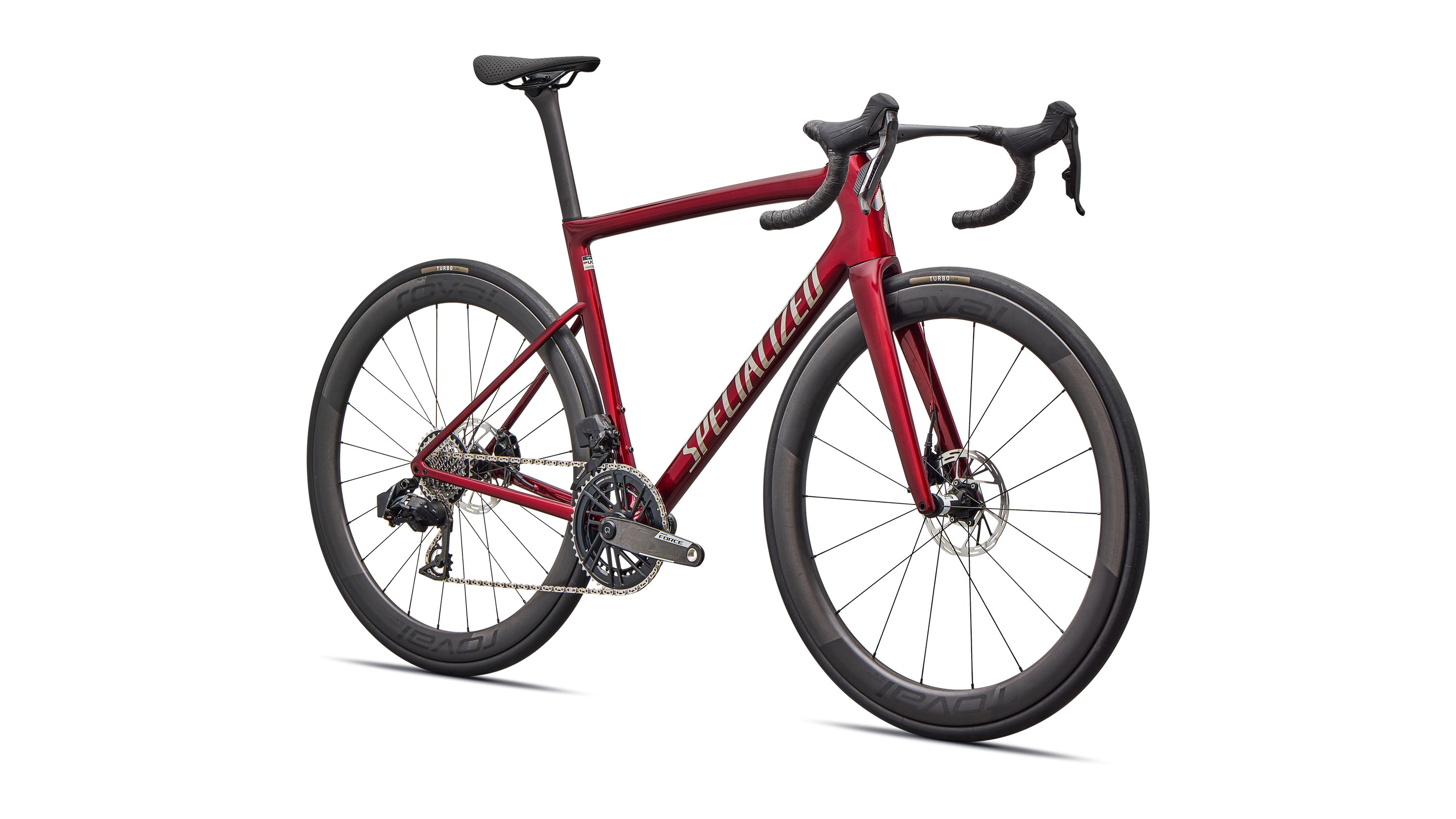 Cykler - Racercykler - Specialized Tarmac SL8 Pro - SRAM Force AXS 2026 - Gloss Red Sky / Chrome