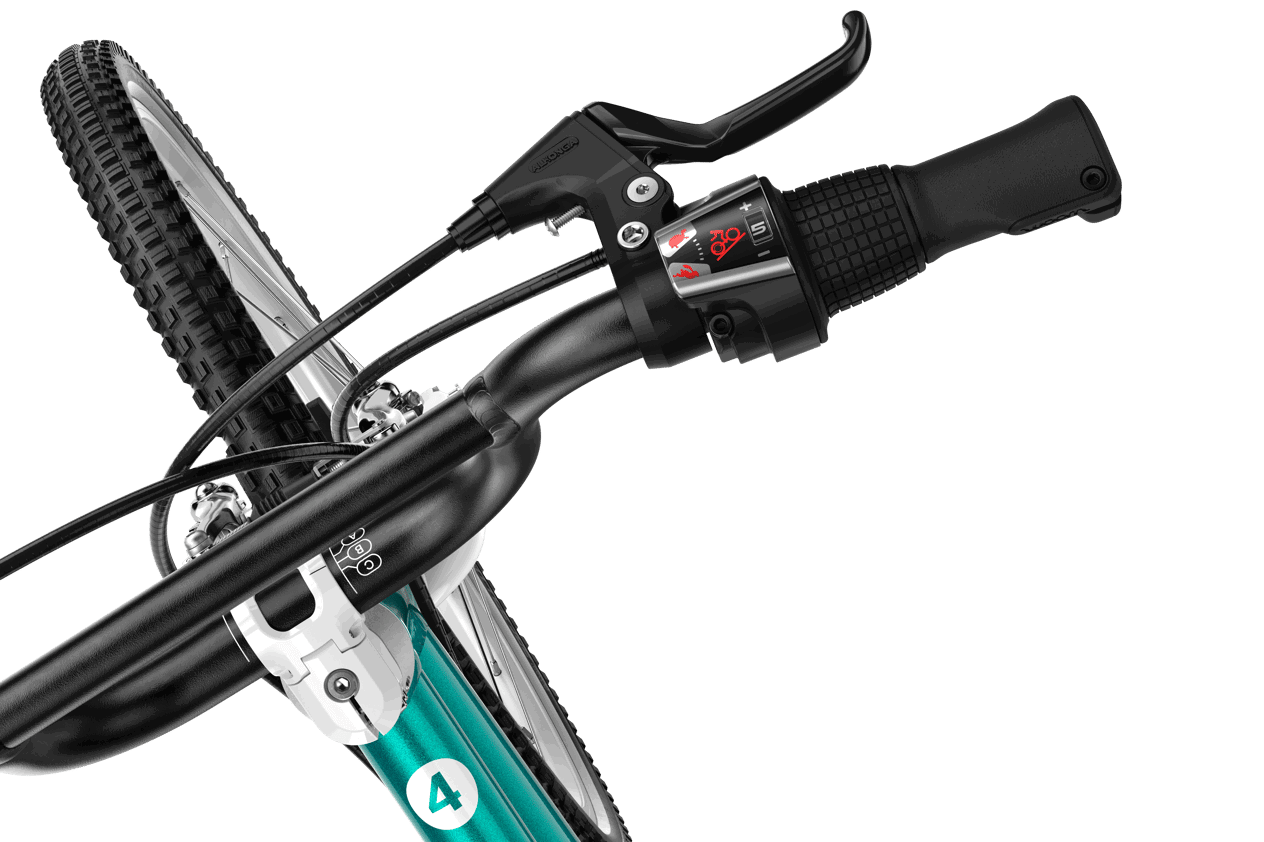 Cykler - Børnecykler - Woom GO 4 - Metallic Turquoise