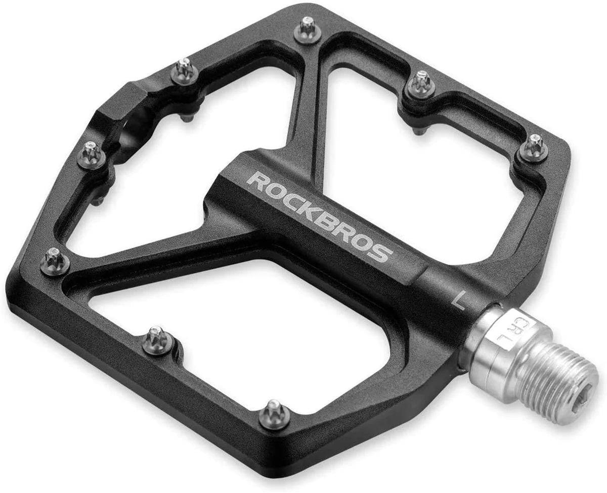 RockBros Platformpedaler Alu 9/16" - Black