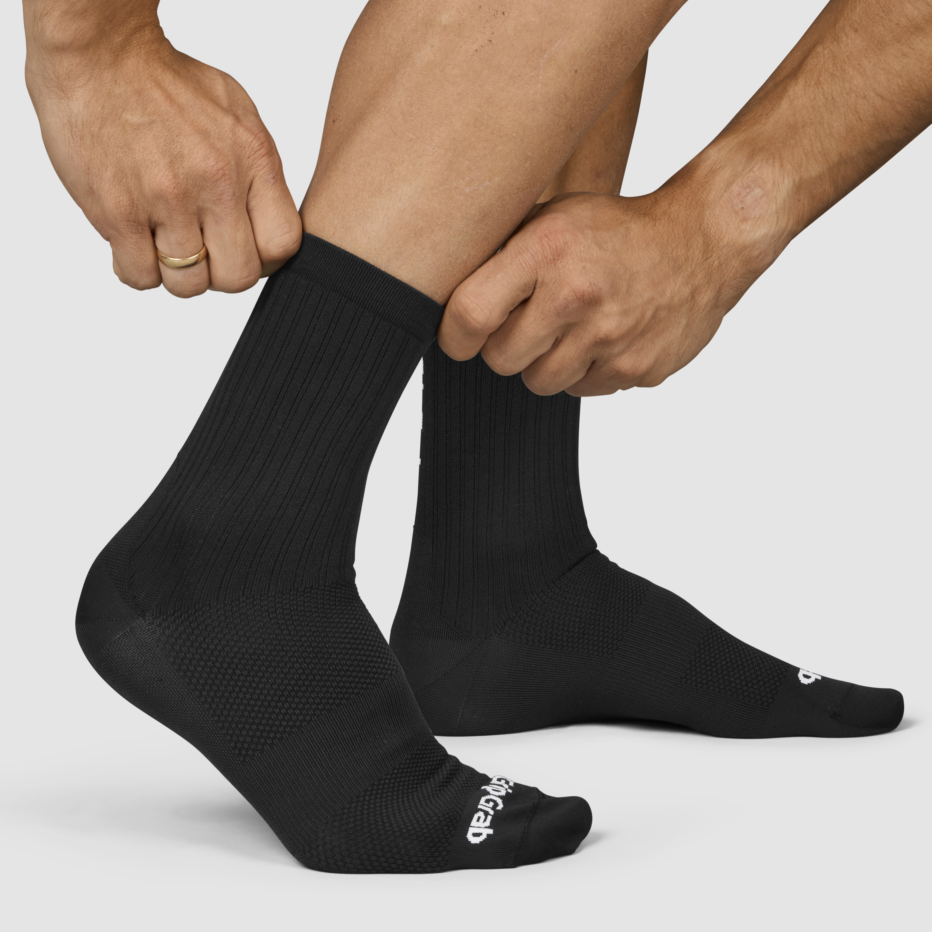 Beklædning - Sokker - GripGrab PACR Regular Cut Sokker - Black