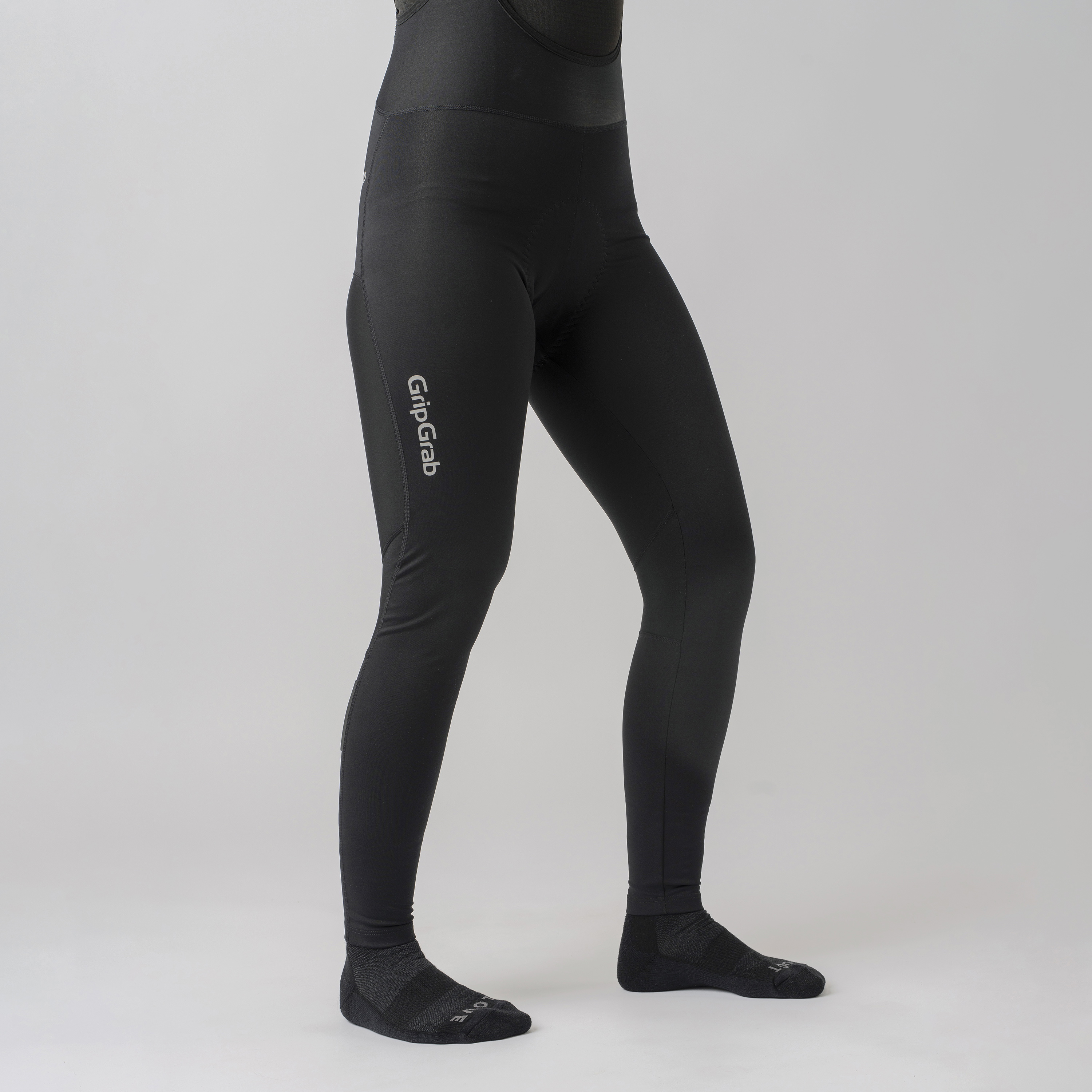 Beklædning - Cykelbukser - GripGrab PACR Vandafvisende bibtights til damer - Black