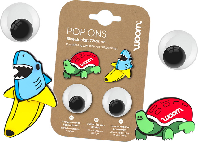 Woom POP ONS pins til cykelkurv