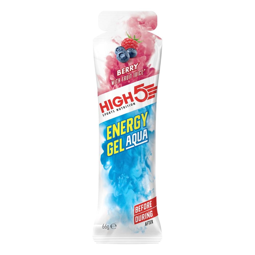 Tilbehør - Energiprodukter - Energigel - High5 Energy Gel Aqua 60ml - Berry